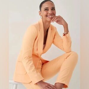 WHBM Waist Seam Fluid Blazer In Ray Of Light